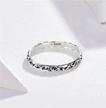 BAMOER Engraved Pattern Ring BAMOER Engraved Pattern Ring
