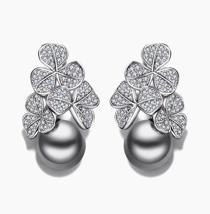 Gift Fashion flower drop earring statement jewelry Gift Fashion flower drop earring statement jewelry
