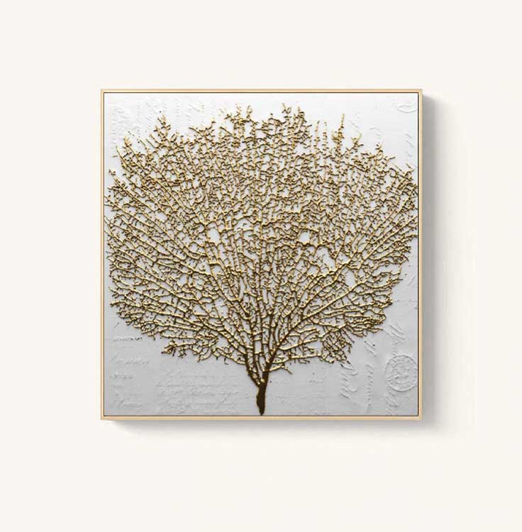 Abstract Golden Tree Pictures for Living Room No Frame Abstract Golden Tree Pictures for Living Room No Frame