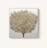 Abstract Golden Tree Pictures for Living Room No Frame Abstract Golden Tree Pictures for Living Room No Frame