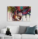 The Lovers Hug Portrait Poster Print The Lovers Hug Portrait Poster Print