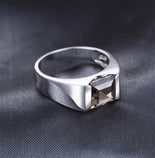 JewelryPalace Men Rings Square Luxry 2.2ct