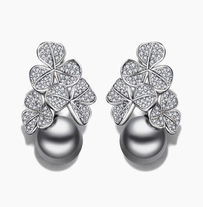 Gift Fashion flower drop earring statement jewelry